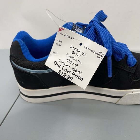 Skechers Vert II Skate Sneakers Shoes Athletic Blue Black Kids 12.5 - Picture 13 of 14